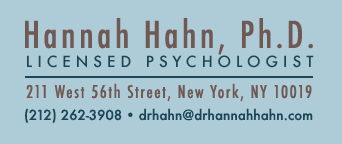 Hannah Hahn, Manhattan psychologist